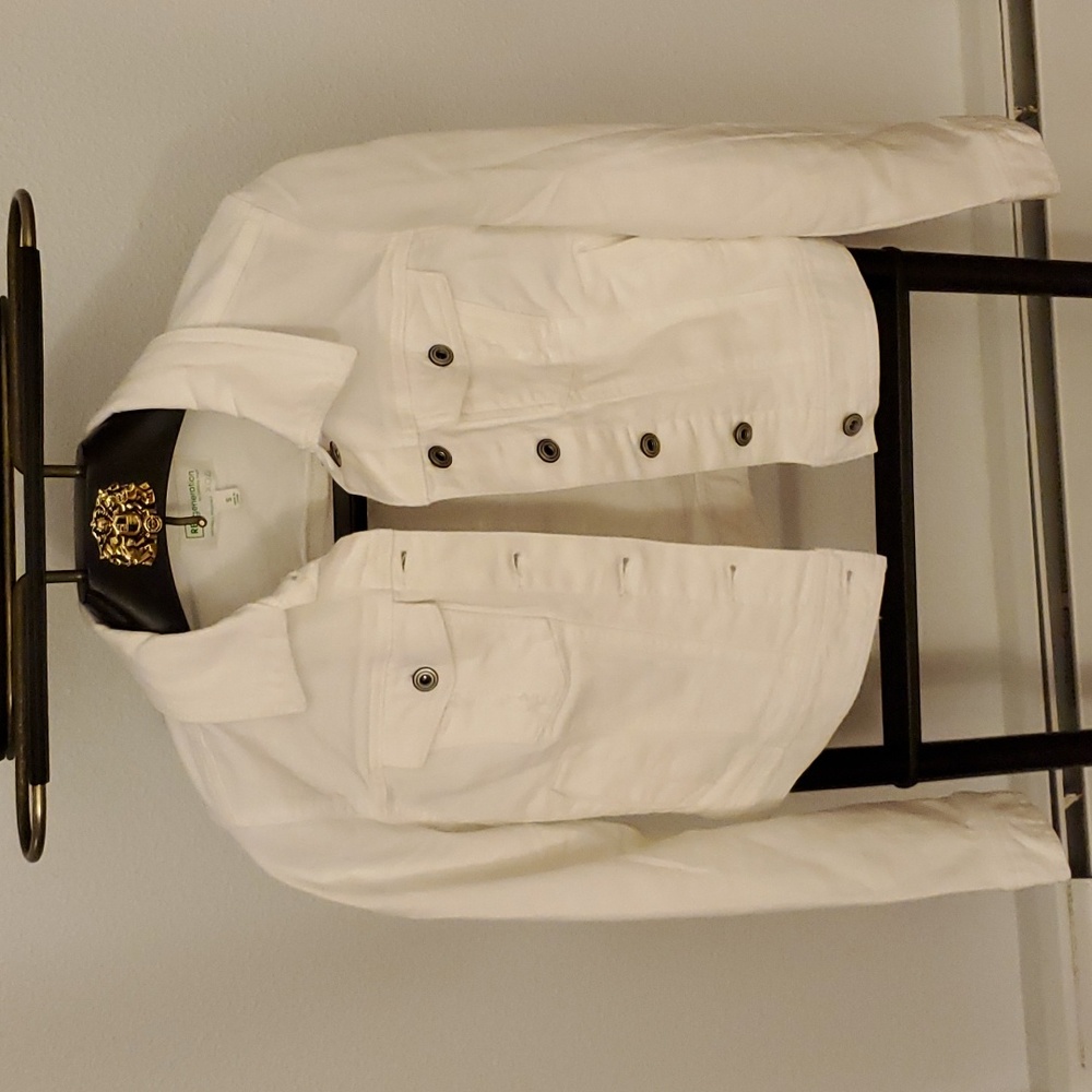 Celebrity Pink white Jean jacket size Small